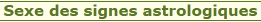 Sexe des signes astrologiques