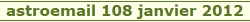 astroemail 108 janvier 2012