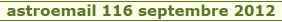 astroemail 116 septembre 2012